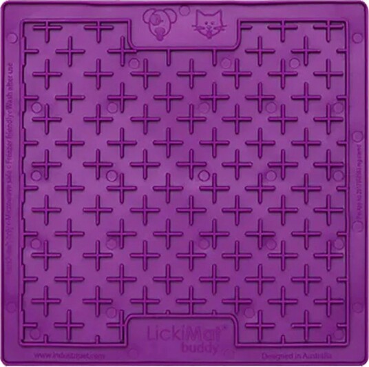 Lickimat Buddy Lick Mat For Godbiter 20X20Cm Lilla