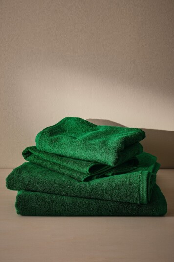 Jotex Håndklesett 4pakning Grønn DARCY 2136350080