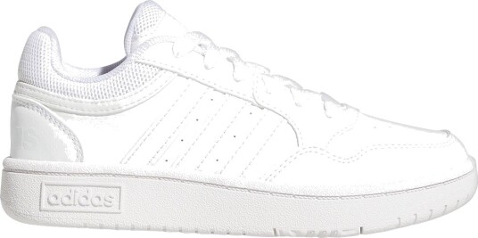 Adidas Hoops 3.0 K Ftwwht/Ftwwht/Ftwwht 36 2/3 Uk 4 Sneakers