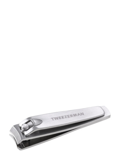 Tweezerman Stainless Steel Fingernail Clipper - Nude - ONE SIZE Tweezerman Stainless Steel Fingernail Clipper - Nude - ONE SIZE