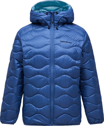 Peak Performance Helium Down Hood Jacket Men Blå XXL