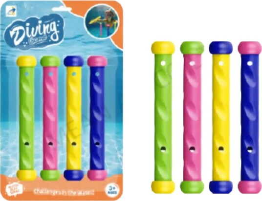 Suntoy Simoch Dykleksak 4 St Pinnar Pink One Size