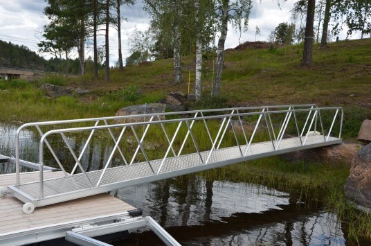 Landgang Aluhaven Bredde 72cm Aludørk Landgang Aluhaven Bredde 72cm Aludørk