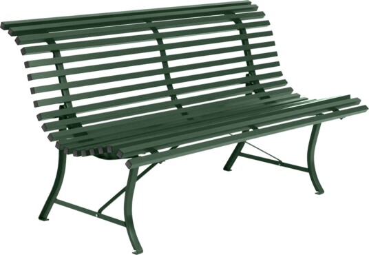 Fermob - Louisiane Bench 150 Cm, Cedar Green - Hagebenker - Grønn - Metall