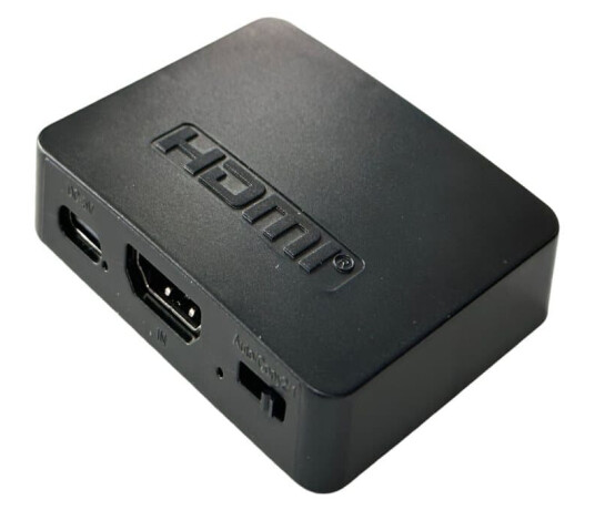 INF 4K HDMI splitter 1 inngang / 2 utganger Sort