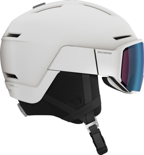 Skihjelm med fotokromisk visir Salomon OSMO Pro Sigma hvit 53-56 cm