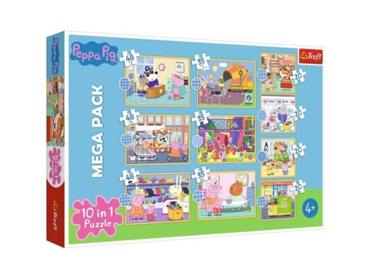 Peppa Pig 10 In 1 Mega Pack 48 Stykker Tegneserier 4 År Peppa Pig 10 In 1 Mega Pack 48 Stykker Tegneserier 4 År