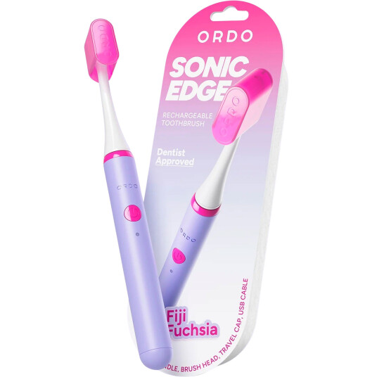 ORDO Sonic Edge Oppladbar Elektrisk Tannbørste Fiji Fuchsia
