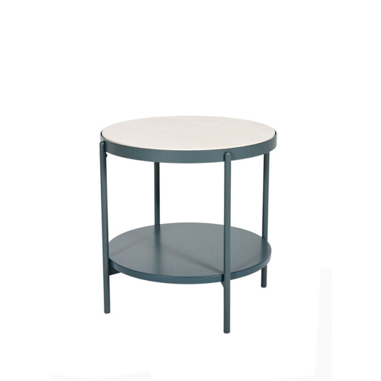 SMD Design Lene sidebord Grå, lavt, hvitpigmentert askefinér