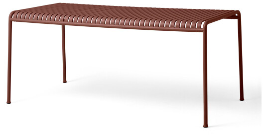 HAY Palissade Table 170 x 90 cm Palissade Table 170x90 Iron Red HAY Palissade Table 170 x 90 cm Palissade Table 170x90 Iron Red