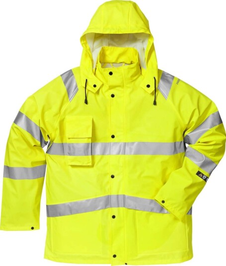 Fristads Regnjacka Flamskyddad 4845 Rshf, Klass 3 Varsel Gul 2xl
