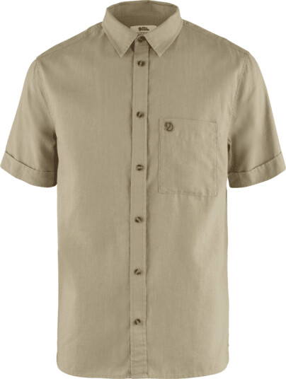 Fjellreven Men's Övik Travel Shirt Ss Beige S Man