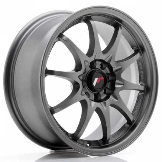 Japan Racing Jr5 Gun Metal Machined Lip 7x16 4x100 ET30 B73.1