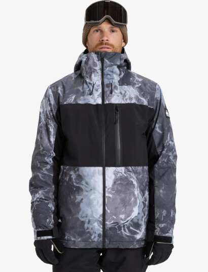 Quiksilver Sycamore Printed Jk - Grey - S Quiksilver Sycamore Printed Jk - Grey - S