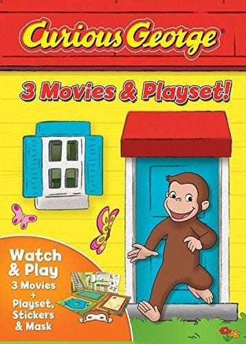 Curious George: 3Movies & Playset DVD Curious George: 3Movies & Playset DVD
