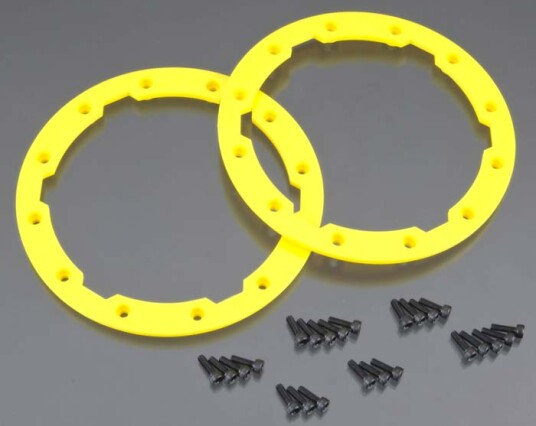 Traxxas 5665 Sidewall Protector Beadlock Style Yellow 2 Traxxas 5665 Sidewall Protector Beadlock Style Yellow 2