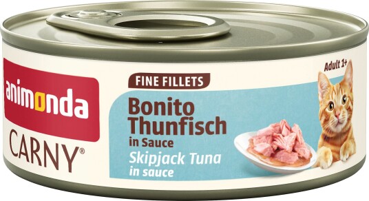 Animonda Carny Våtfôr Adult Fine Fillets I Saus Tunfisk 24 X 60 G