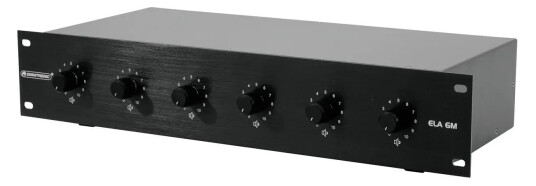 Omnitronic Pa 6-Zone Mono Vol Contr 10w Bk