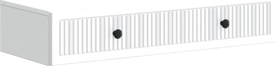 vidaXL Vegghengt Sidebord Hvit 87,5 x 34,5 x 17 cm Konstruert tre