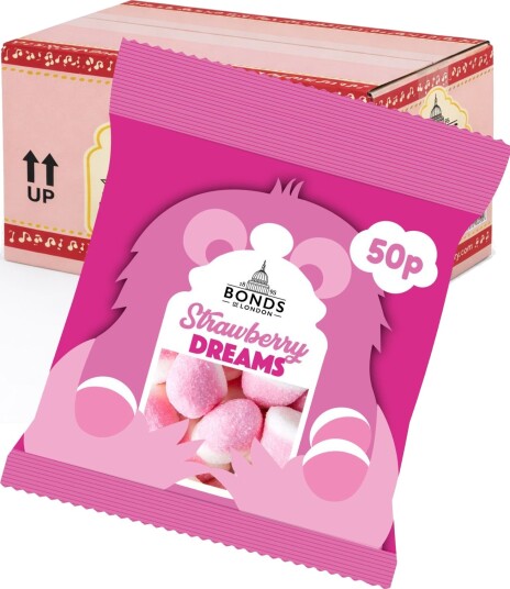 20 stk Strawberry Dreams   Bonds of London Hel Eske UK