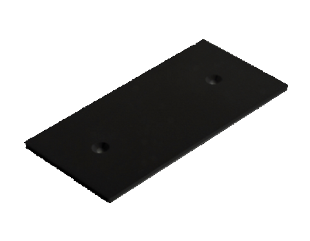 TL Skinne 1fase IF Deksel Tilk.Adapter Sort TL Skinne 1fase IF Deksel Tilk.Adapter Sort