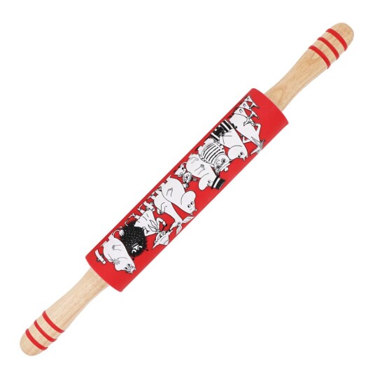 Martinex Mummi silikon kjevle 47 cm rød