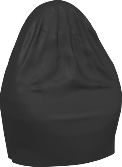 Dobbelt trekk eggeformet stol svart Ø 146x210 cm 420D oxford