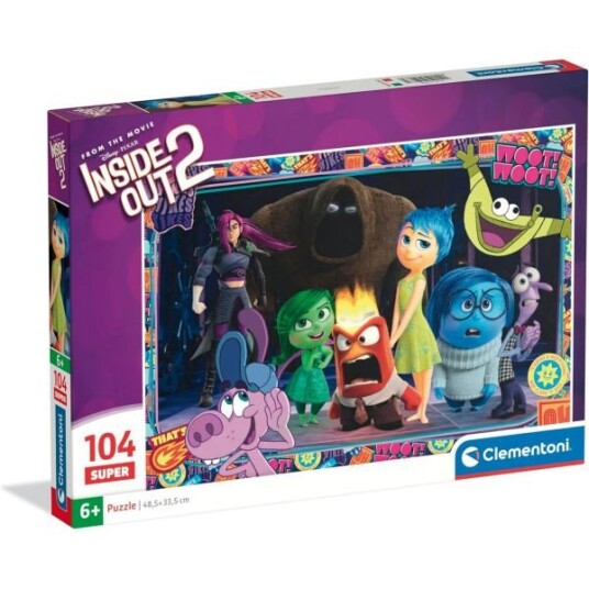Clementoni Super Puslespill 104 Brikker 6+ år Disney Pixar Inderst Inde 2