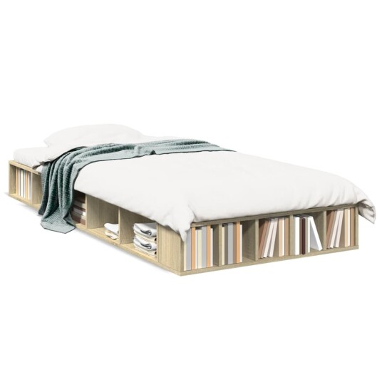Sengeramme sonoma eik 90x190 cm konstruert tre 8721102621796
