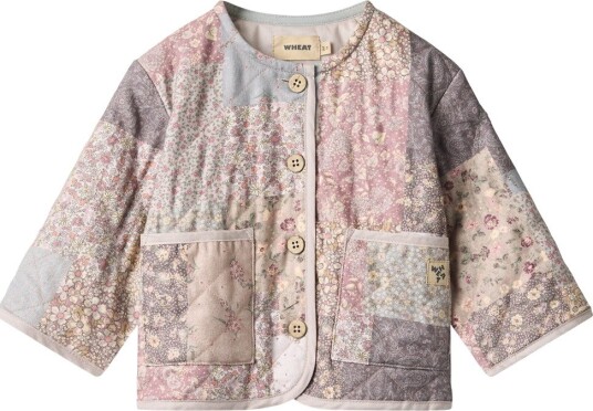 Wheat Quilt Jacket Ima PATCHWORK FLOWERS 80