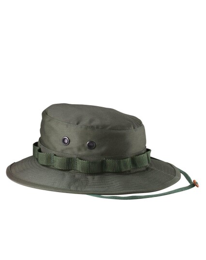 Rothco US Boonie / Bully Hat i Ripstop Grønn, Oliven