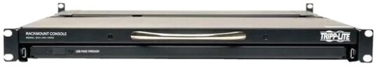 19" Eaton Series Rack Console 1URM DVI VGA for KVM Switch 19" LCD 1080p Rackmount TAA