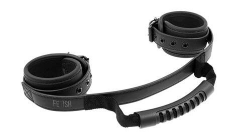 Fetish Submisive Cuffs With Puller Fetish Submisive Cuffs With Puller