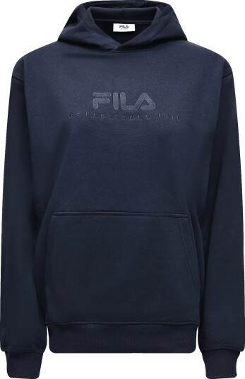 FILA Valsera Regular Brushed Hoodie DARK SAPPHIRE M