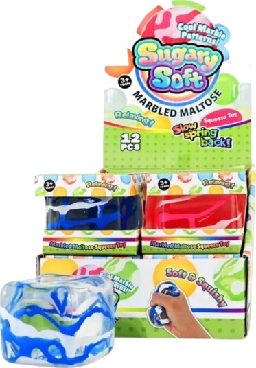 Robetoy Squish Sugar Kube Marmor Blandet