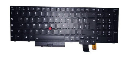 Lenovo Lite-On - Brbart tastatur - til utskifting - Italiensk - Svart