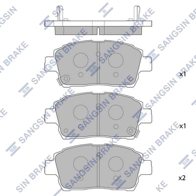 Hi-Q SP1232 Bremseklosser