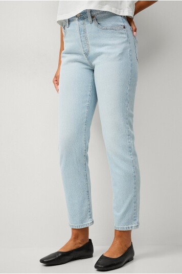 Levi's - Jeans 501 Crop - Blå