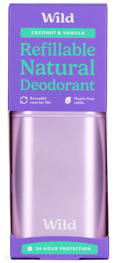 Wild Deo Coconut & Vanilla Purple Case Startpakke