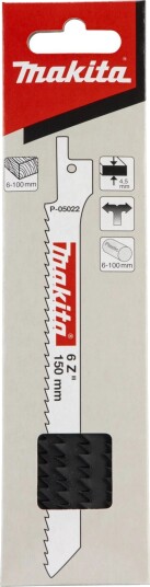 Makita P-05022 Bajonettsagblad - 150mm, 6TPI - 5 stk