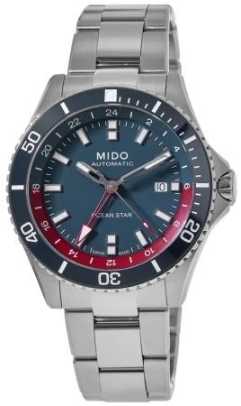 Mido Herreklokke M026.629.11.041.00 Ocean Star Blå/Stål Ø44 mm