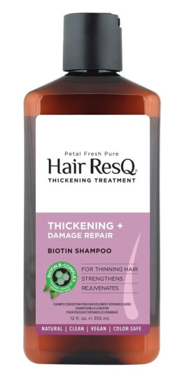 Petal Fresh Hair ResQ 355 ml Sjampo for Tynnende og Skadet Hår med Biotin Petal Fresh Hair ResQ 355 ml Sjampo for Tynnende og Skadet Hår med Biotin