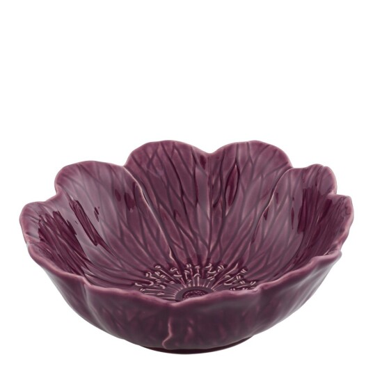 Bordallo Pinheiro Flora skål 17 cm lilla Bordallo Pinheiro Flora skål 17 cm lilla