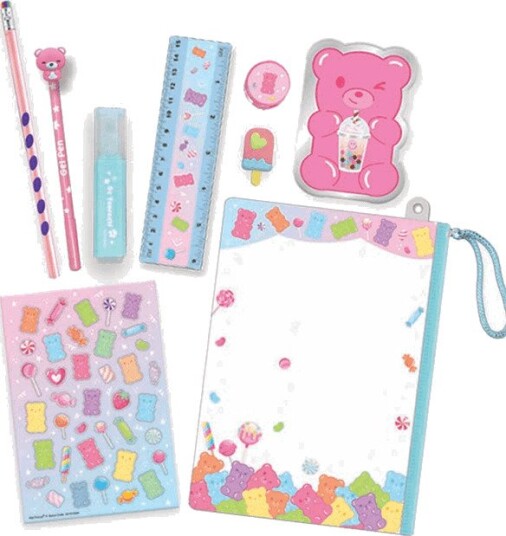 Notatbok Med Tilbehør I Etui Teddy Bear Notatbok Med Tilbehør I Etui Teddy Bear