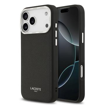 Lacoste iPhone 17 Pro Max Champs Élysées-deksel - MagSafe-kompatibel - Svart Lacoste iPhone 17 Pro Max Champs Élysées-deksel - MagSafe-kompatibel - Svart