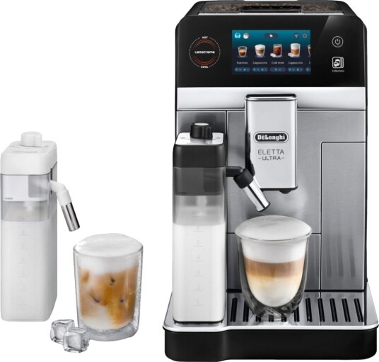 De'Longhi Eletta Ultra ECAM470.85.MB Espressomaskin med Innebygd Kaffekvern og Stillegående Drift