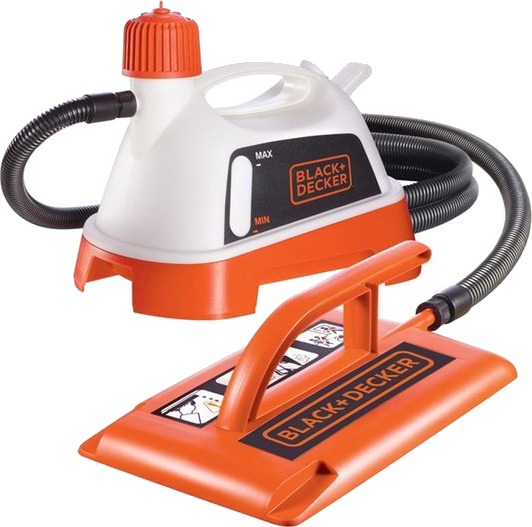 Black+Decker Teppefjerner 2300 W med sikkerhetsventil og stor dampplate