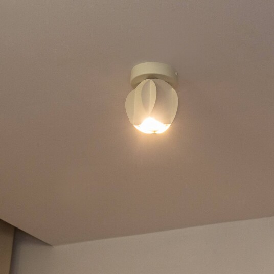 HELam GAMBIT downlight kremhvit Ø 10 cm metall GU10