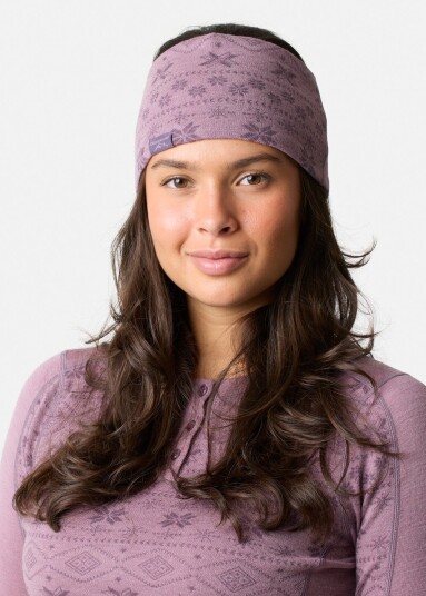Swedemount Idre Wool Headband Pale Mauve Onesize Treningstilbehør Swedemount Idre Wool Headband Pale Mauve Onesize Treningstilbehør