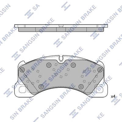Hi Q SP4407 Bremseklosser